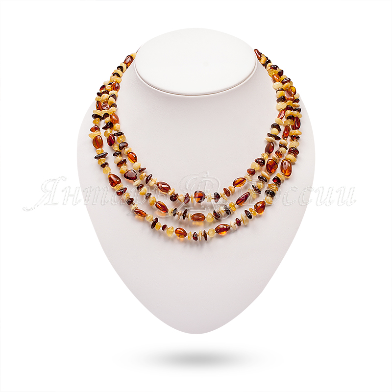 Бусы Янтарь