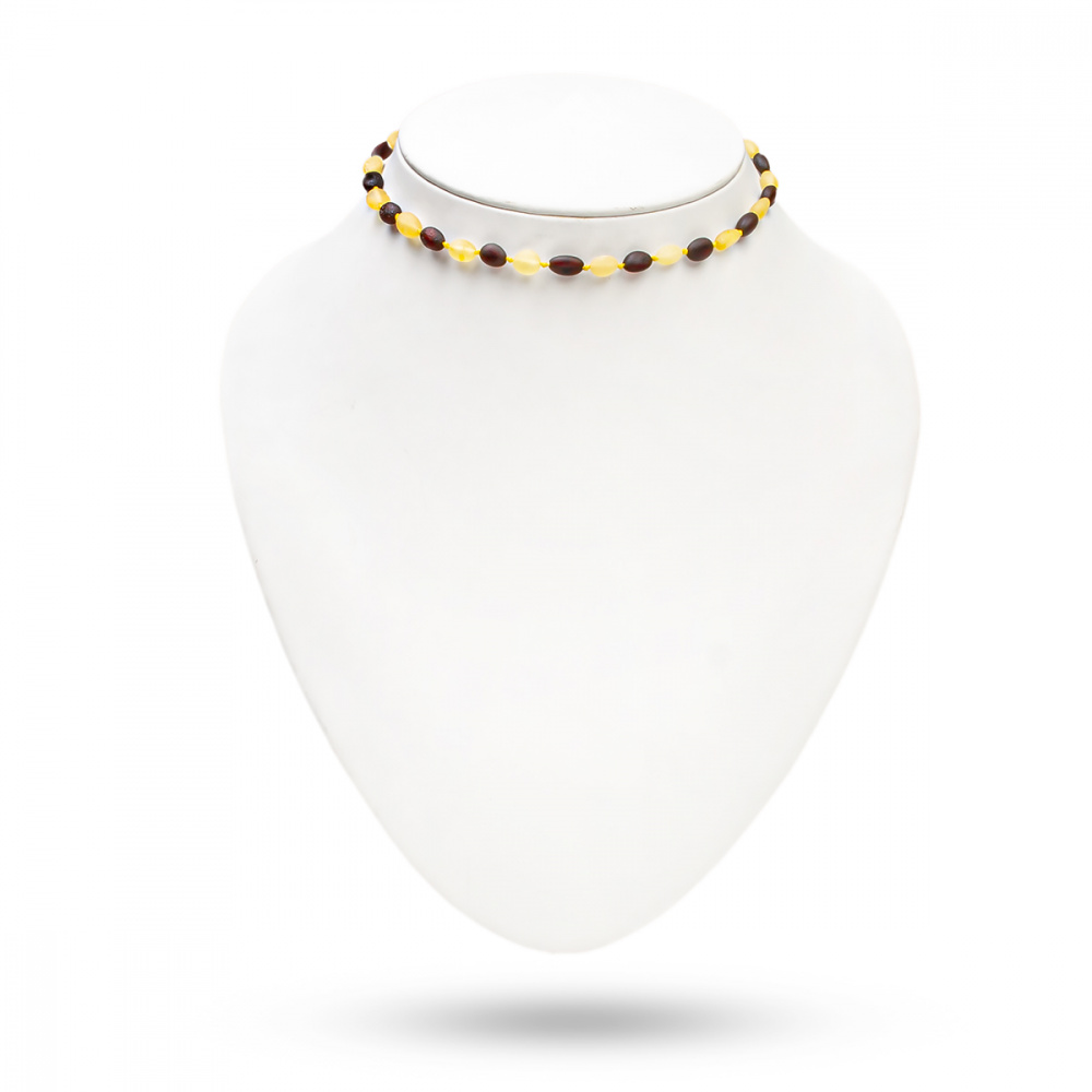 Бусы детские, янтарь