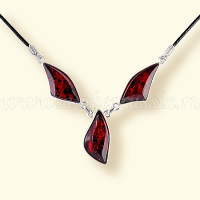 Колье Бернит, посеребрение