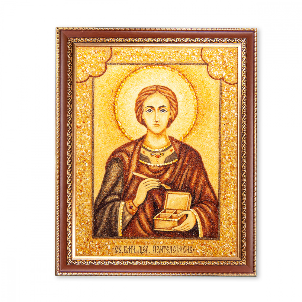 Икона св. Пантелеймон 42х52 см