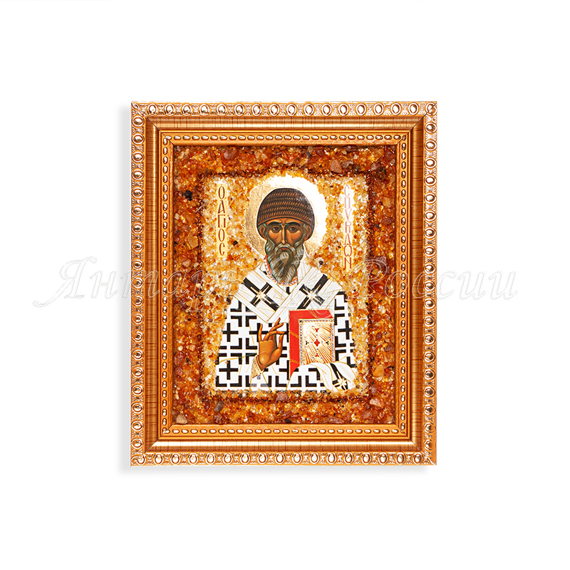 Икона св,Спиридон Янтарь