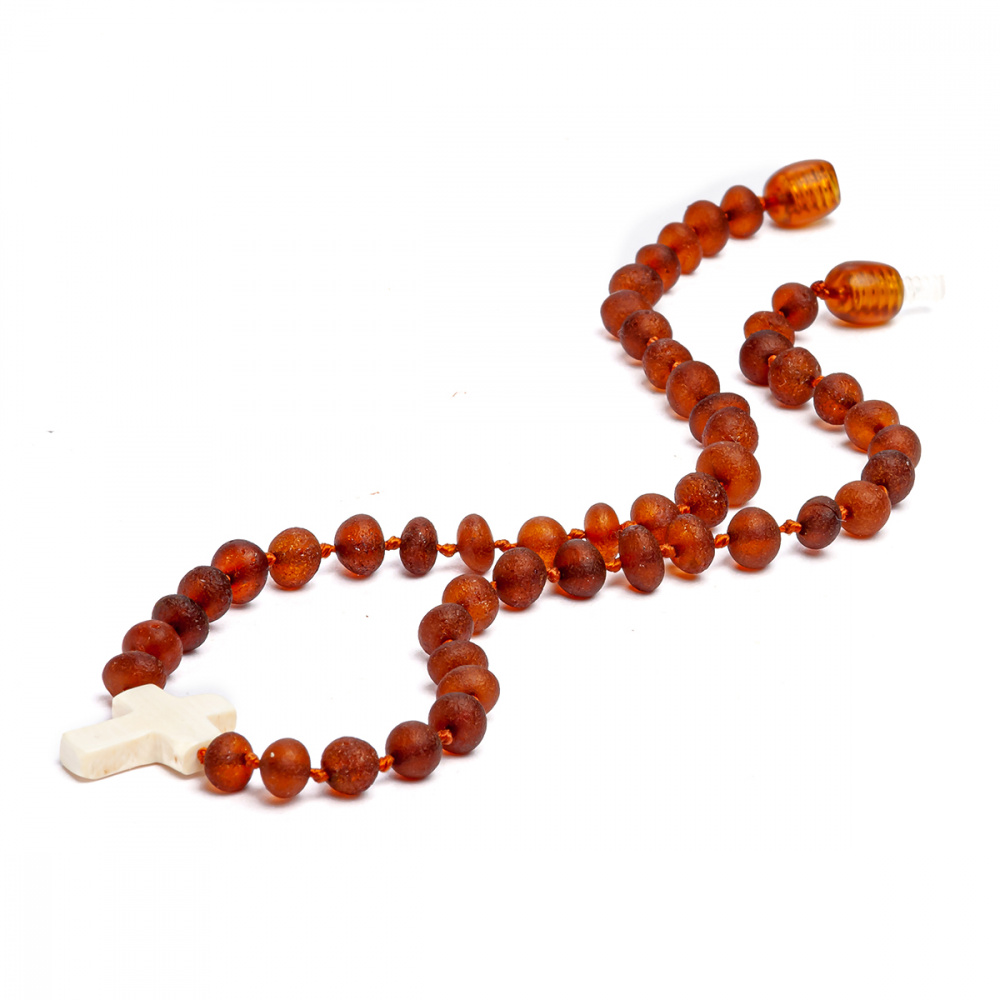 Бусы детские, янтарь